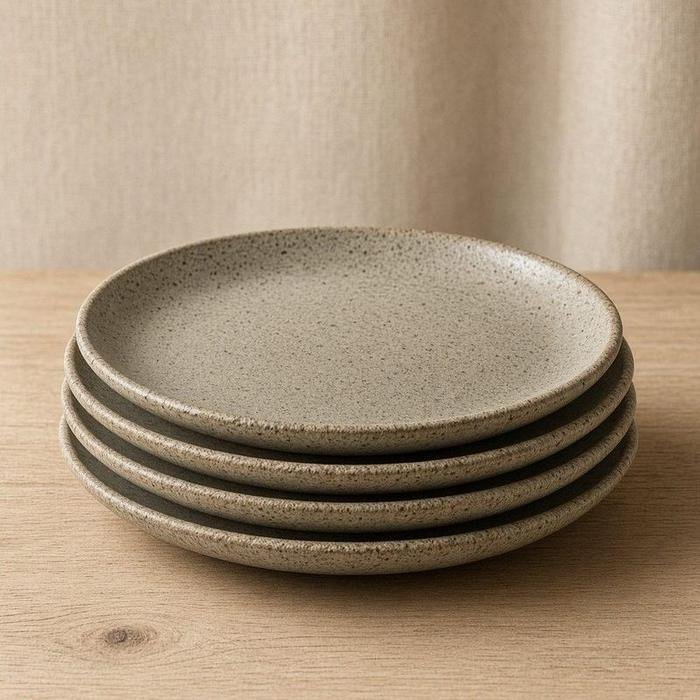 Set de 4 assiettes grès