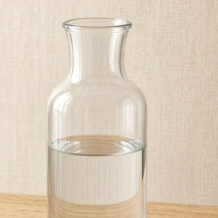 Carafe verre transparent — vue secondaire