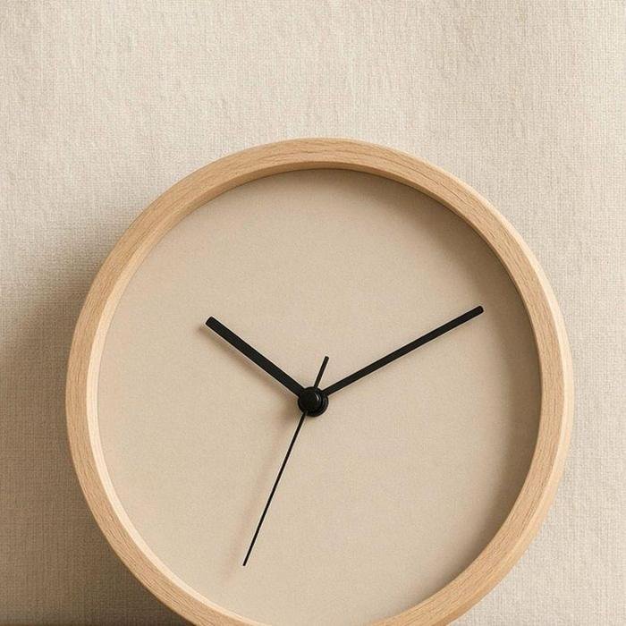 Horloge murale silencieuse — vue secondaire